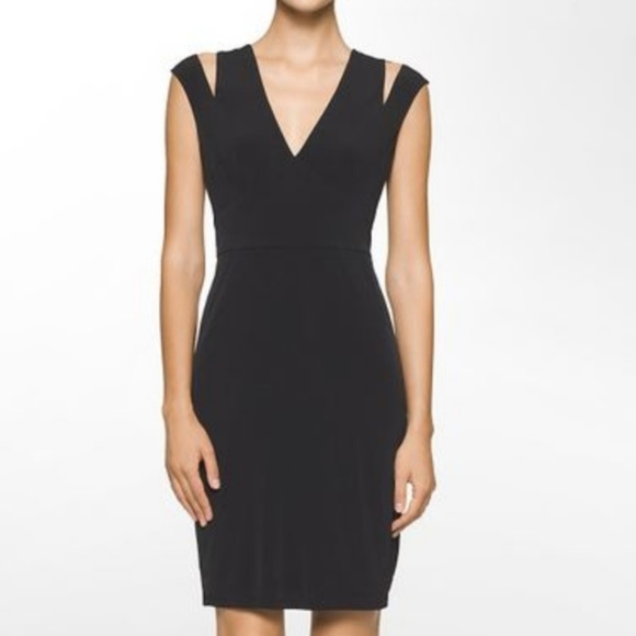 Calvin Klein Dresses & Skirts - NWOT Calvin Klein V Neck Cut Out Career Work Dress